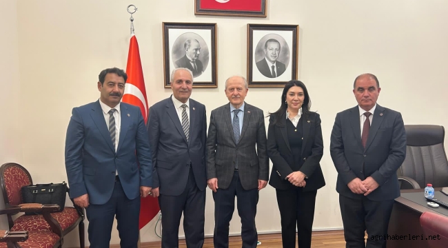Milletvekili Kilerci ve Eleşkirt Belediye Başkanları İlçenin Sorunlarını Ankara'ya taşıdı