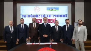 Ağrı Valisi Bozkurt Başkanlığında: OSB'nin Doğalgaz Altyapısı Protokolü İmzalandı