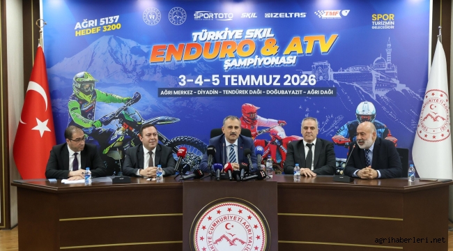 Türkiye SKIL Enduro ve ATV Şampiyonası 3-5 Temmuz 2026'da Ağrı'da Start Alıyor