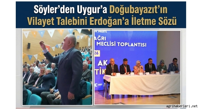 Ağrı Danışma Meclisi Toplantısı'nda Sıddık Söyler'in Vilayet Talebine Belgin Uygur'dan Erdoğan Sözü