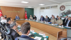 Vali Önder Bozkurt Başkanlığında: Diyadin'de Genişletilmiş Güvenlik ve Asayiş Koordinasyon Toplantısı Yapıldı