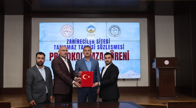 Ağrı'ya Tarımsal Ticarette Dev Adım: Zahireciler Sitesi İçin İmzalar Atıldı