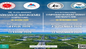 AİÇÜ'den Ağrı Dağı ve Nuh'un Gemisi Sempozyumu İçin Bildiri Çağrısı