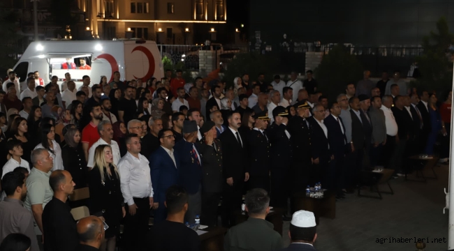 Bu Milletin İradesi Teslim Alınamaz": Doğubayazıt 15 Temmuz'un 10. Yılında Şehitlerini Andı