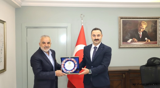 Doğubayazıt Kaymakamı Ayvat'a Başkan Sıddık Söyler'den Anlamlı Ziyaret