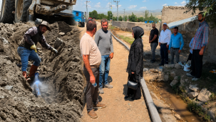 Taşlıçay'da Kaymakam Kılıç, Yol ve Su Hatlarını Yenileniyor
