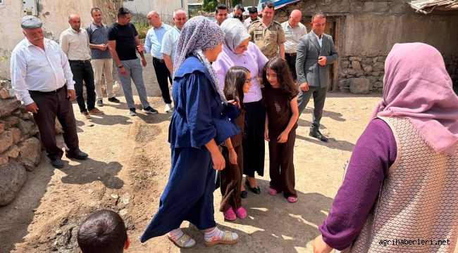 Taşlıçay Kaymakamı Kılıç'tan Tanrıverdi ve Yardımcılar Köylerine Ziyaret