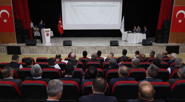 Vali Bozkurt Başkanlığında Ağrı'nın Geleceği Masaya Yatırıldı